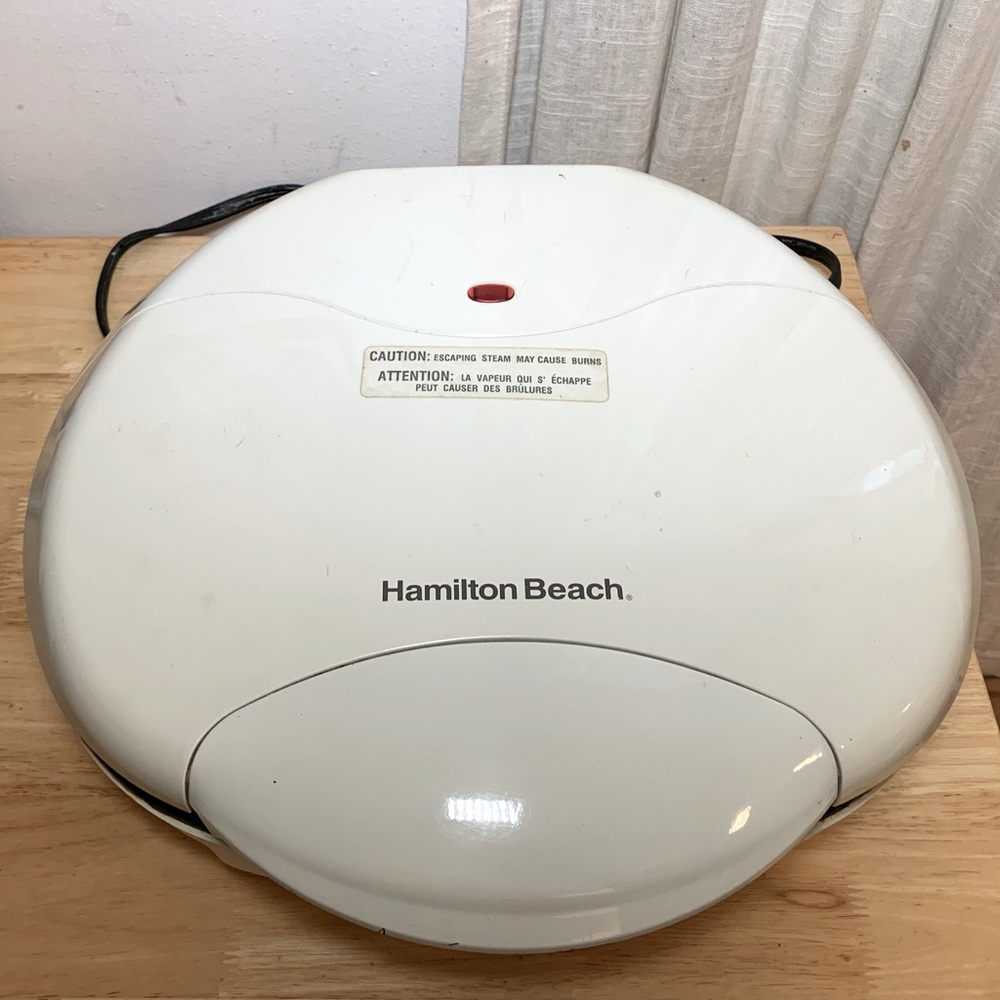 Hamilton Beach Health Smart White Electric Grill